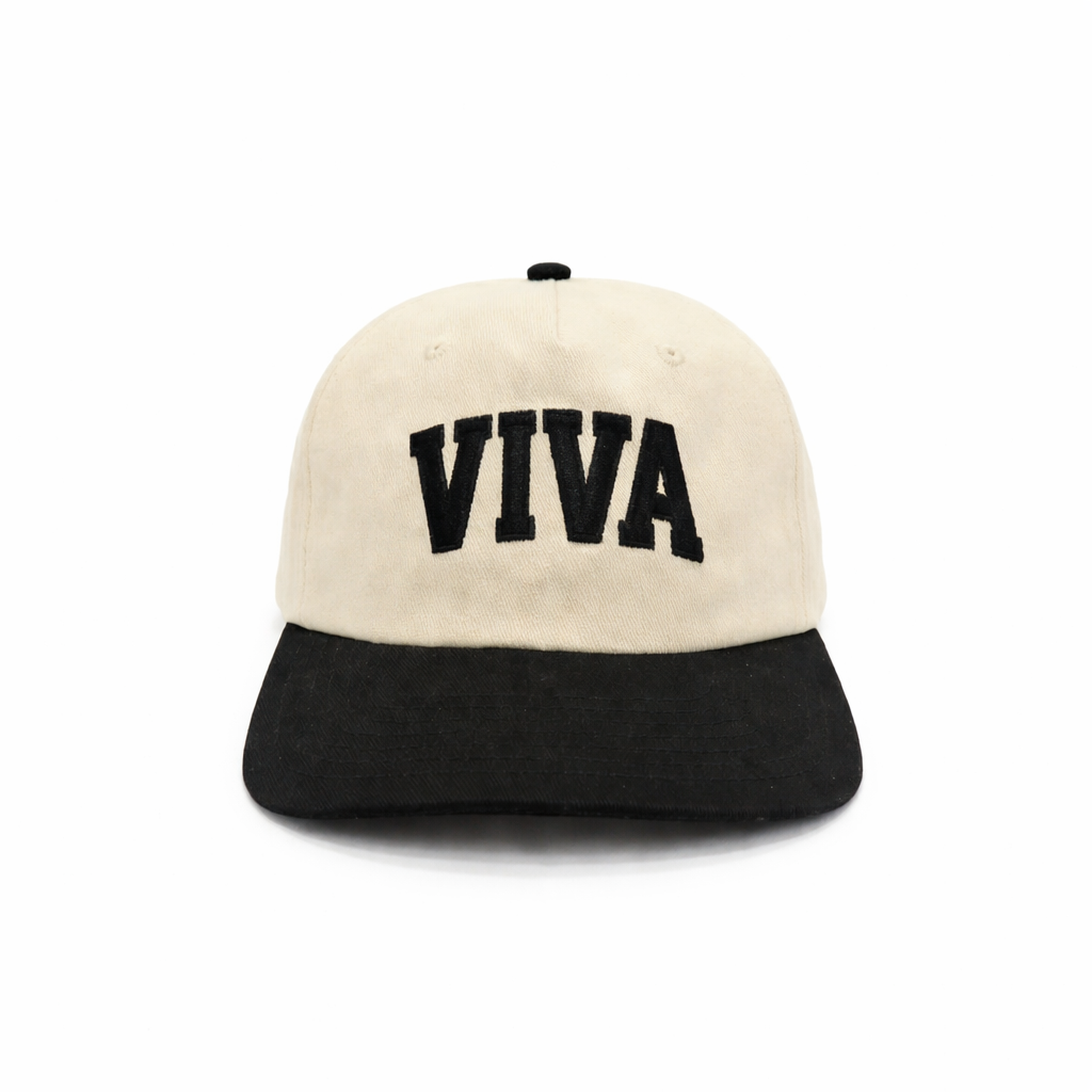 Cap with 'VIVA' text on a white background